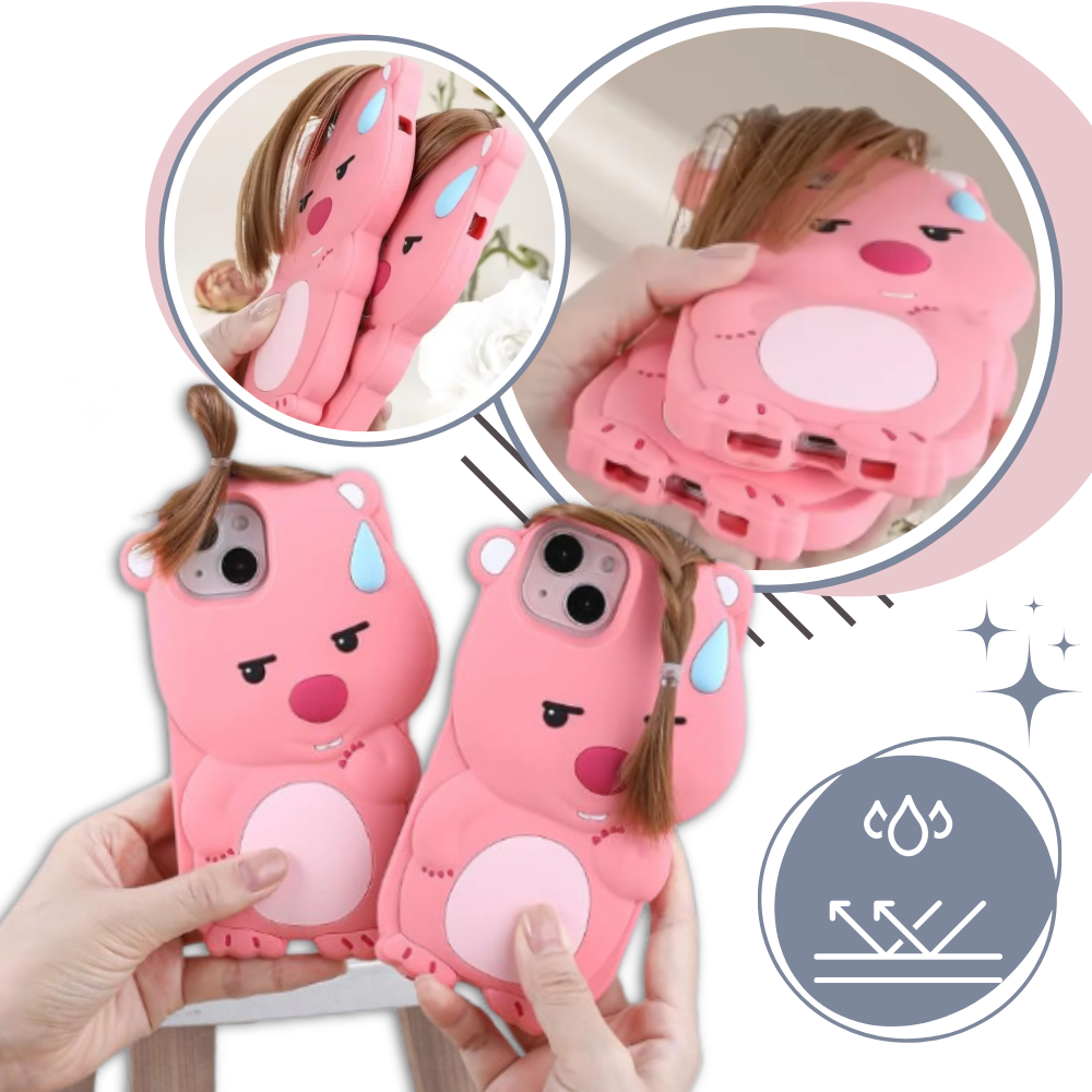 Adorable étui rose pour Iphone