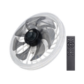 Ventilateur de plafond avec lampe intégrée et télécommande