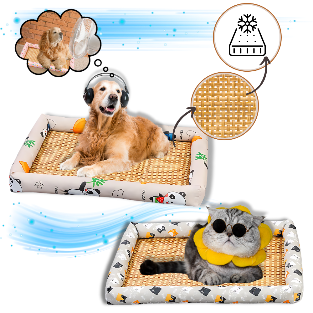 Tapis anti-dérapant et rafraîchissant pour animaux de compagnie