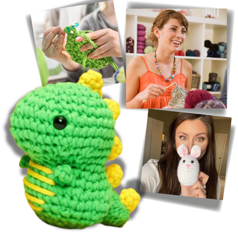 Kits de Crochet Créatifs d'Animaux pour débutants