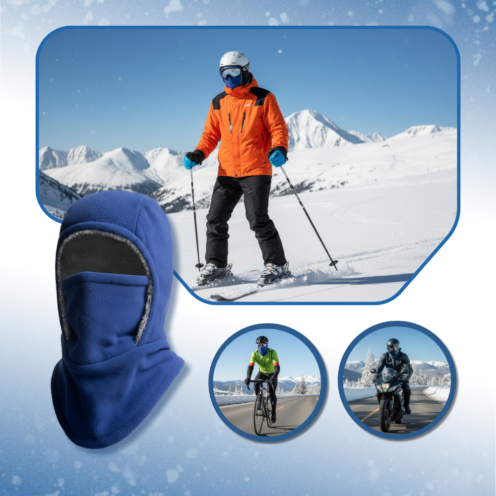 Cagoule intégrale de ski coupe-vent