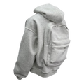 Sweat à capuche avec sac à dos intégré