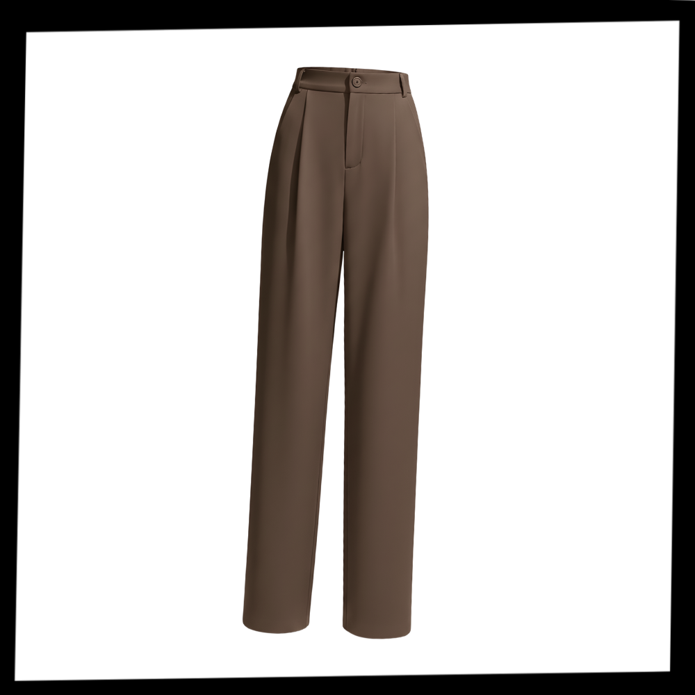 Pantalon chic à coupe large