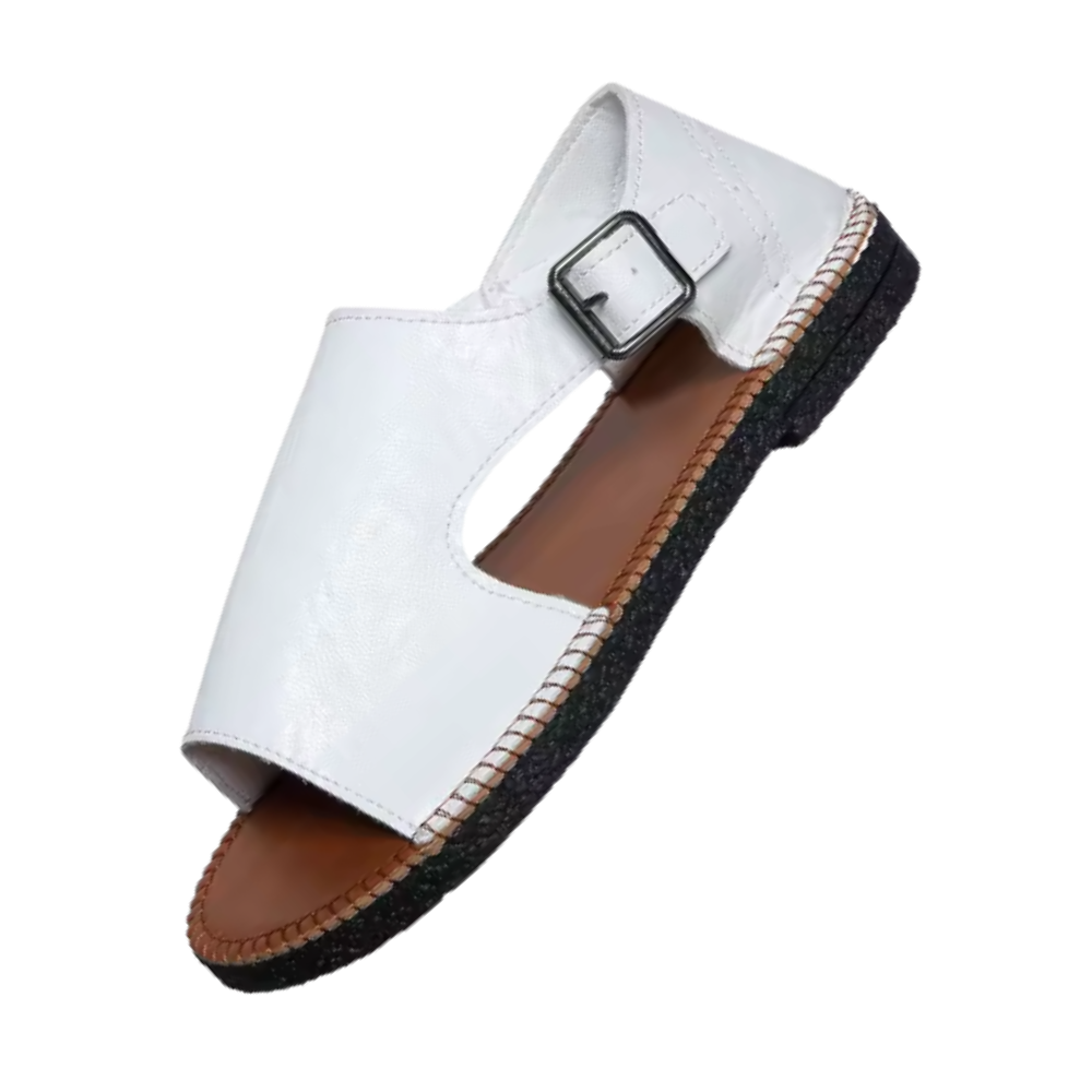 Sandales orthopédiques vintage chic