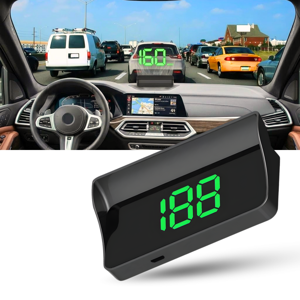 Affichage tête haute compteur de vitesse clair et intuitif