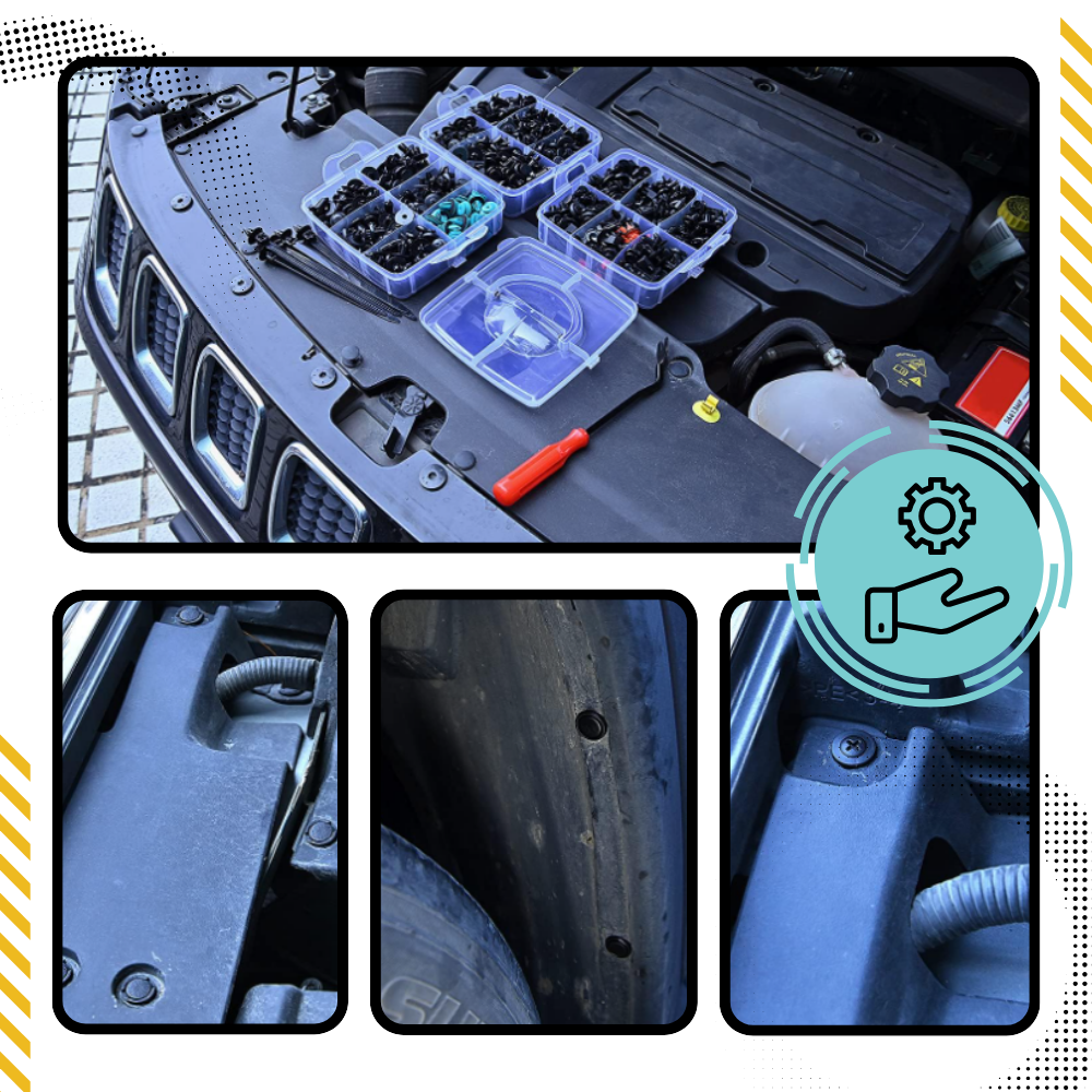 Kit complet de rivets pour voiture