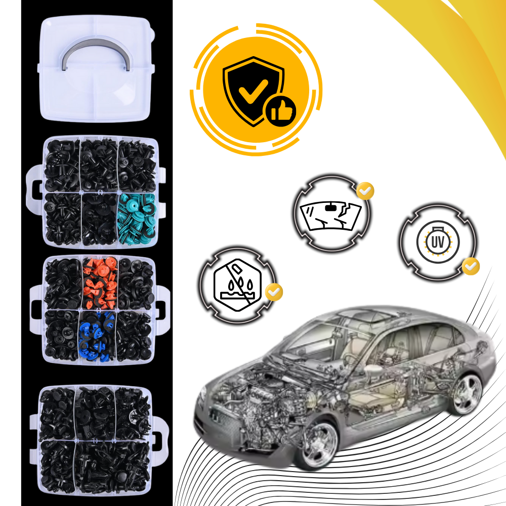Kit complet de rivets pour voiture