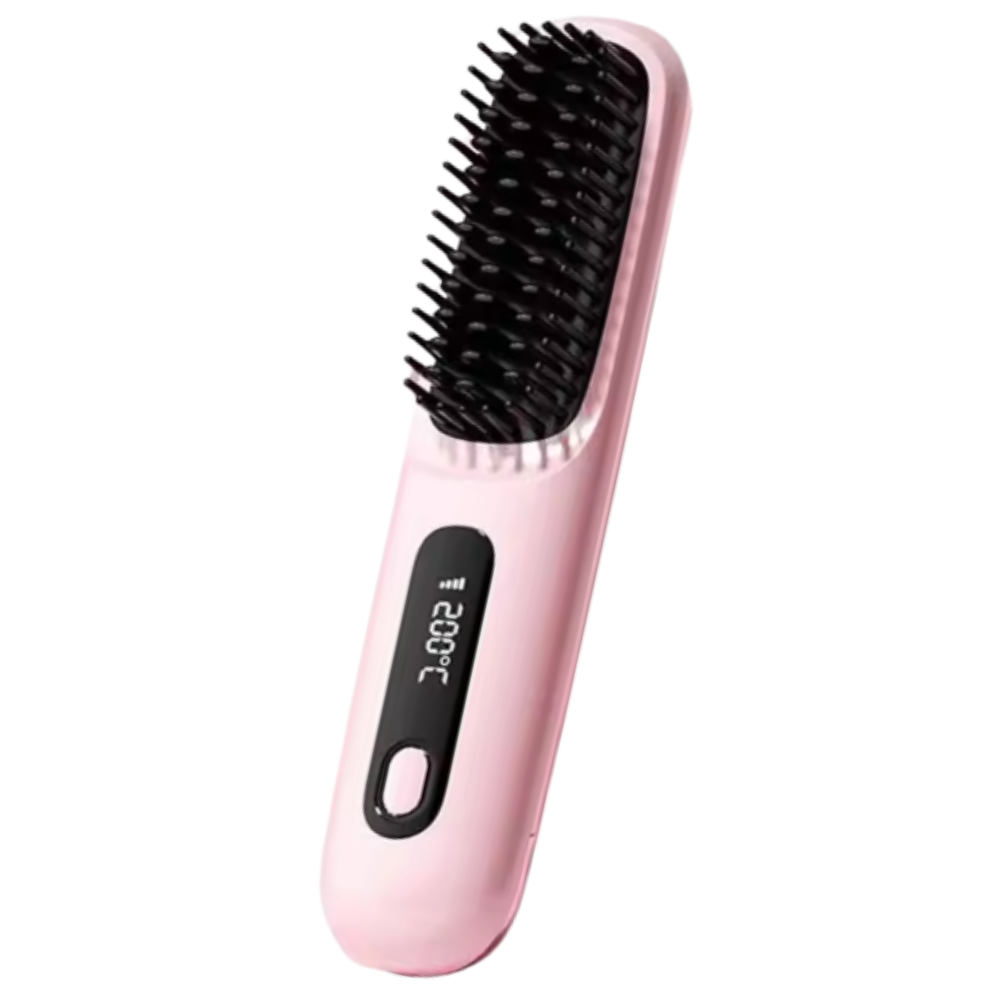 Brosse chauffante lissante sans fil