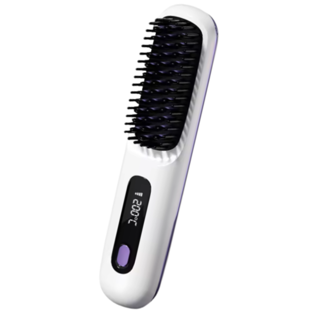 Brosse chauffante lissante sans fil