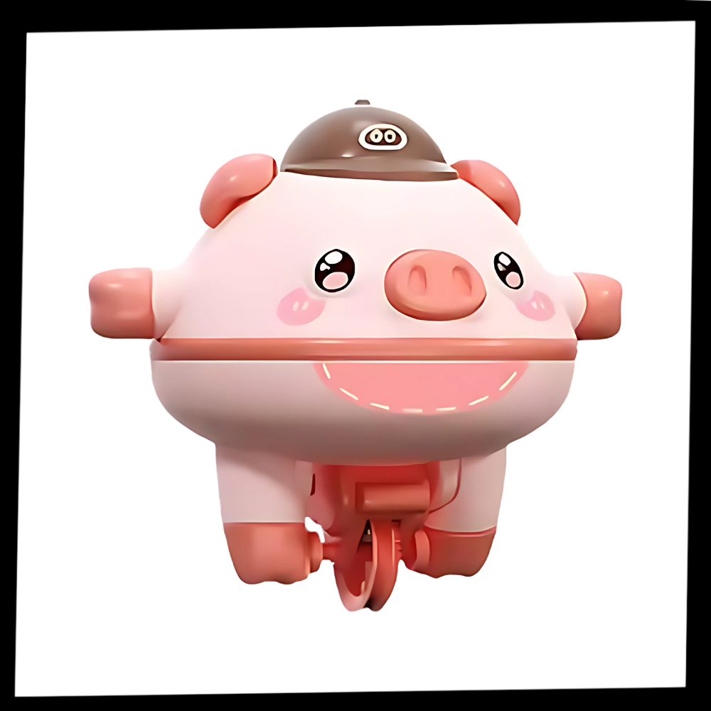 Jouet cochon équilibriste mignon
