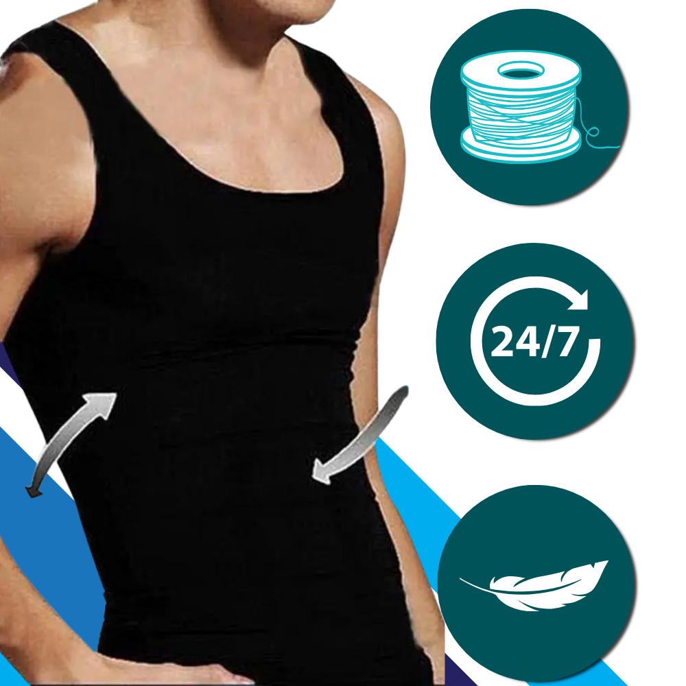Maillot de corps amincissant discret pour hommes