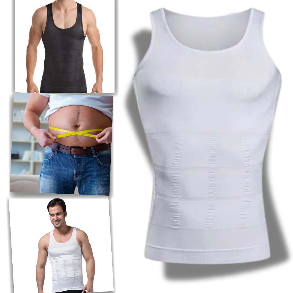 Maillot de corps amincissant discret pour hommes