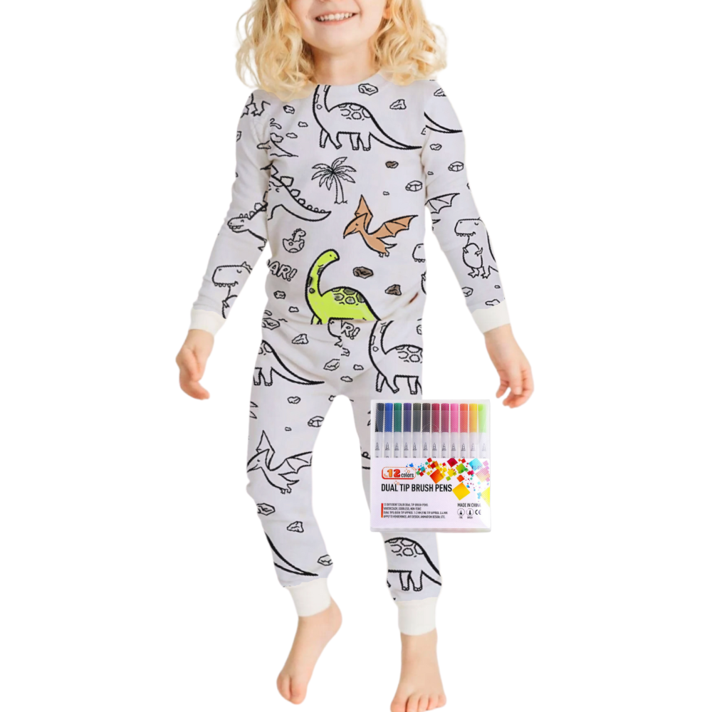 Pyjama à colorier