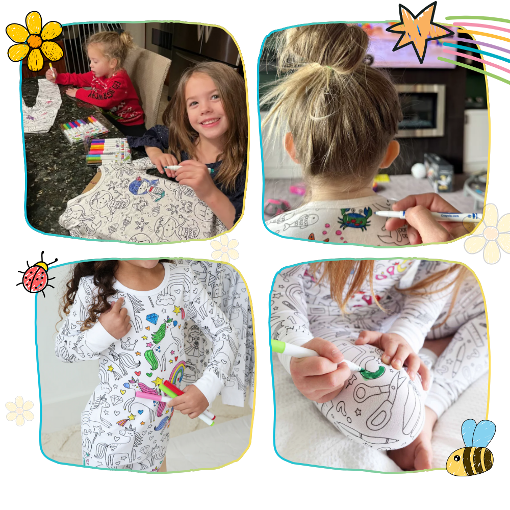 Pyjama à colorier