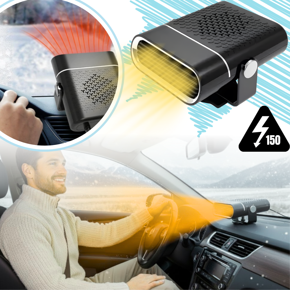 Dégivreur portable pour voiture 2 en 1