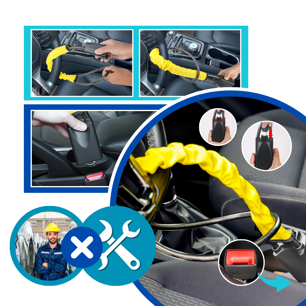 Système de sécurité antivol pour volant