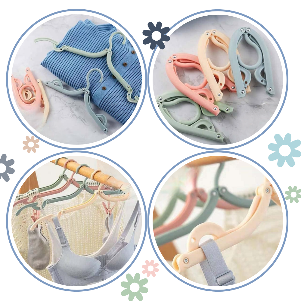 Cintres pliables double taille
