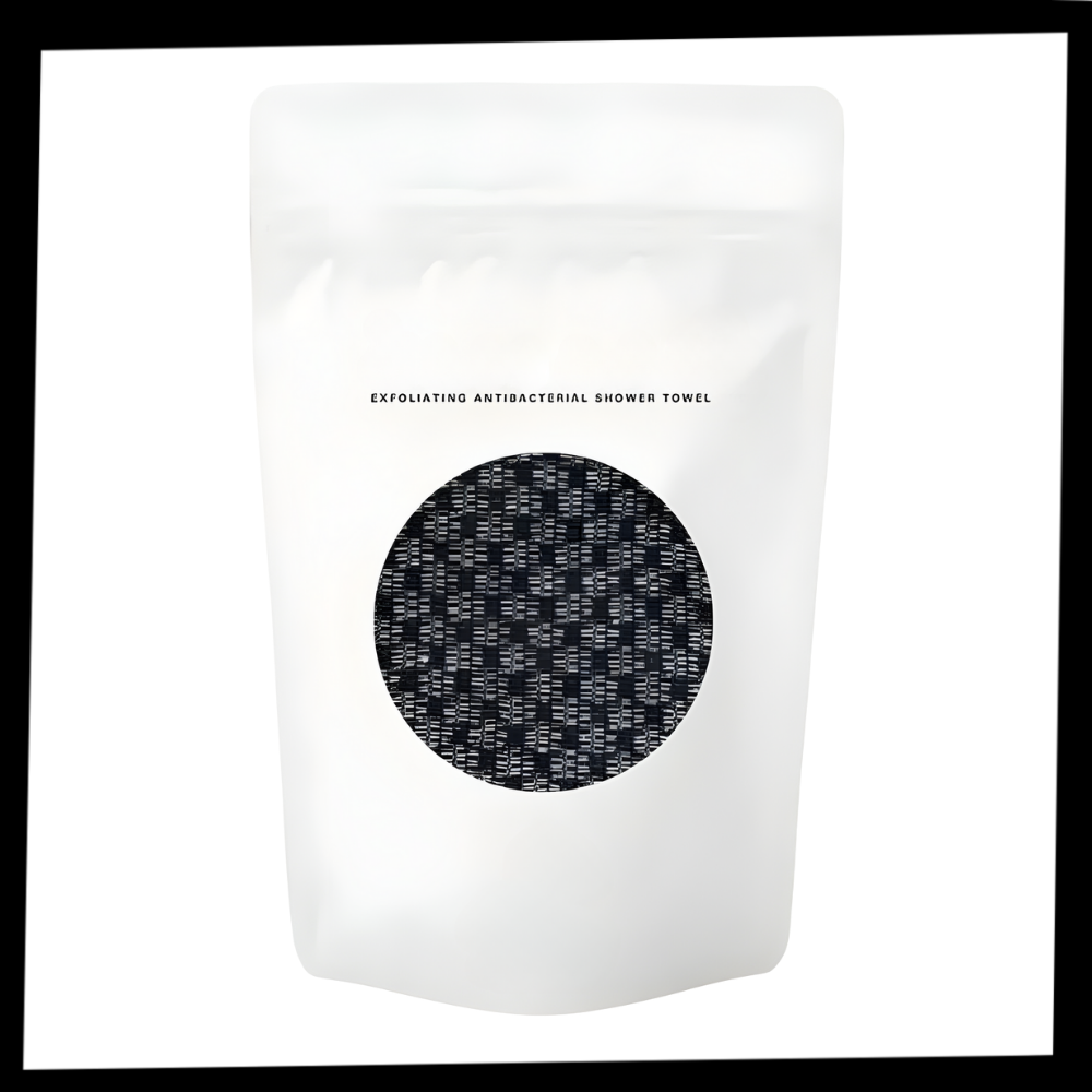 Gant de toilette exfoliant à double surface