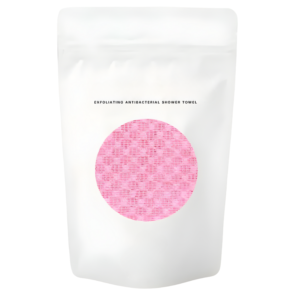 Gant de toilette exfoliant à double surface