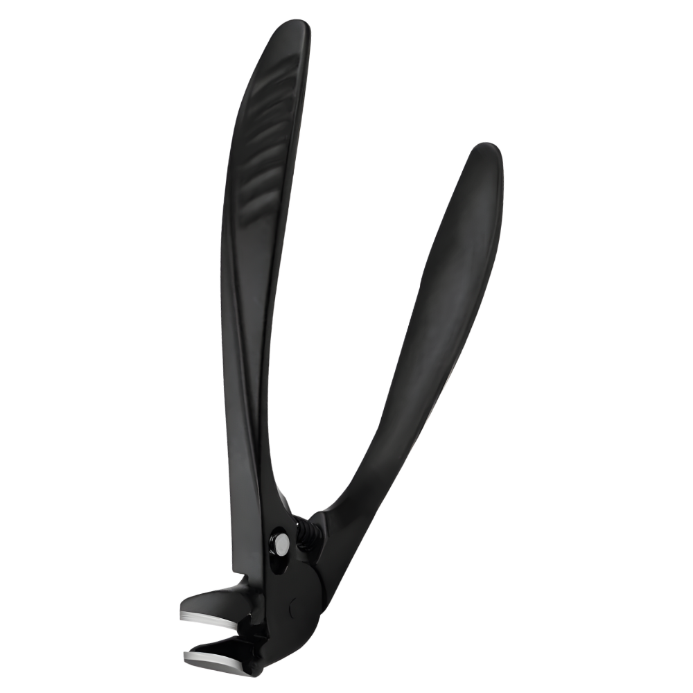 Coupe-ongles à long manche avec réservoir intégré