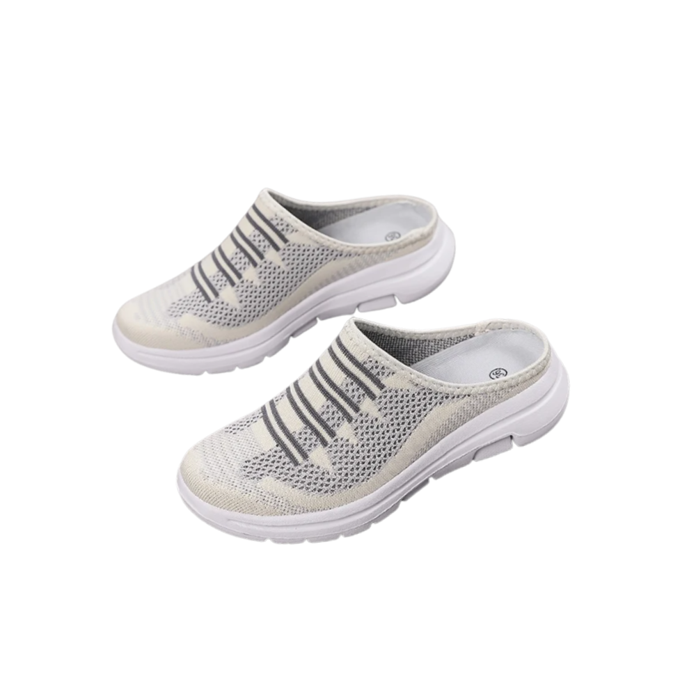 Mules plates confortables et facile à enfiler