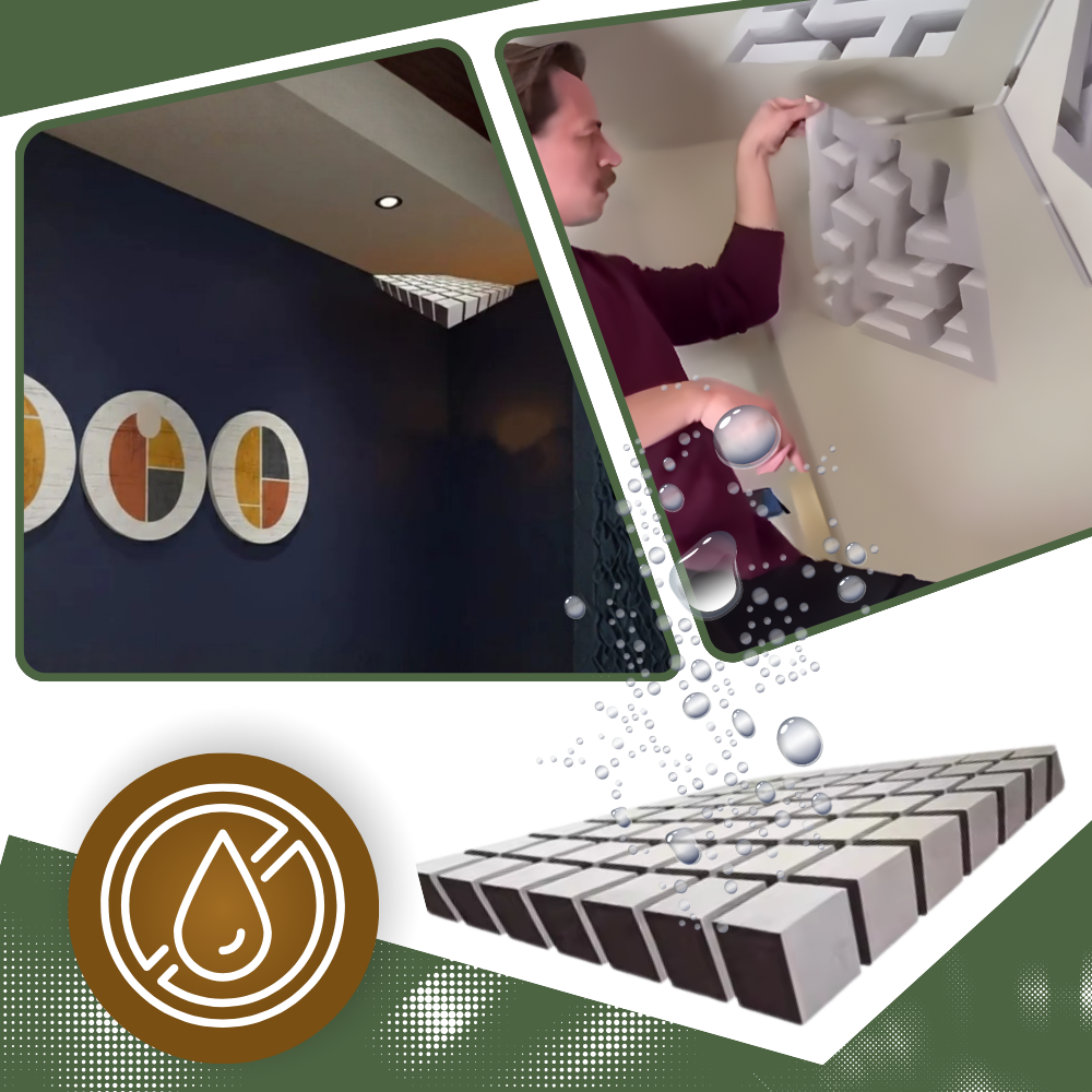 Sticker mural illusion 3D
