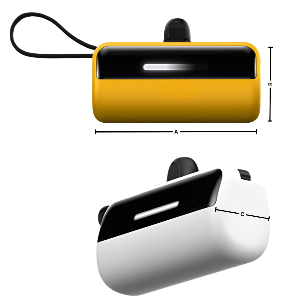 Batterie de secours externe compacte avec support intégré