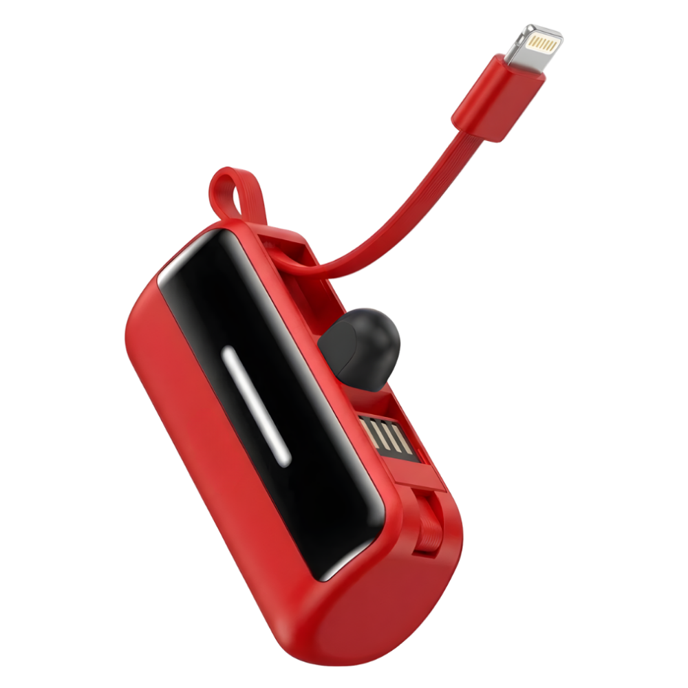 Batterie de secours externe compacte avec support intégré