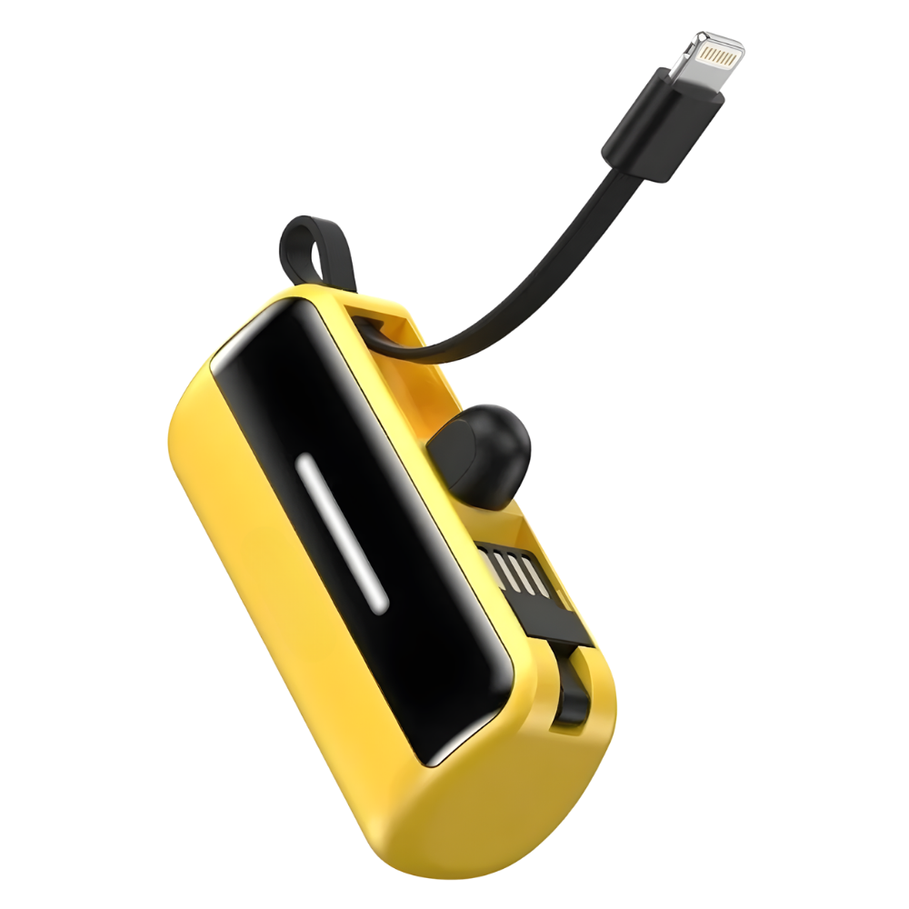 Batterie de secours externe compacte avec support intégré