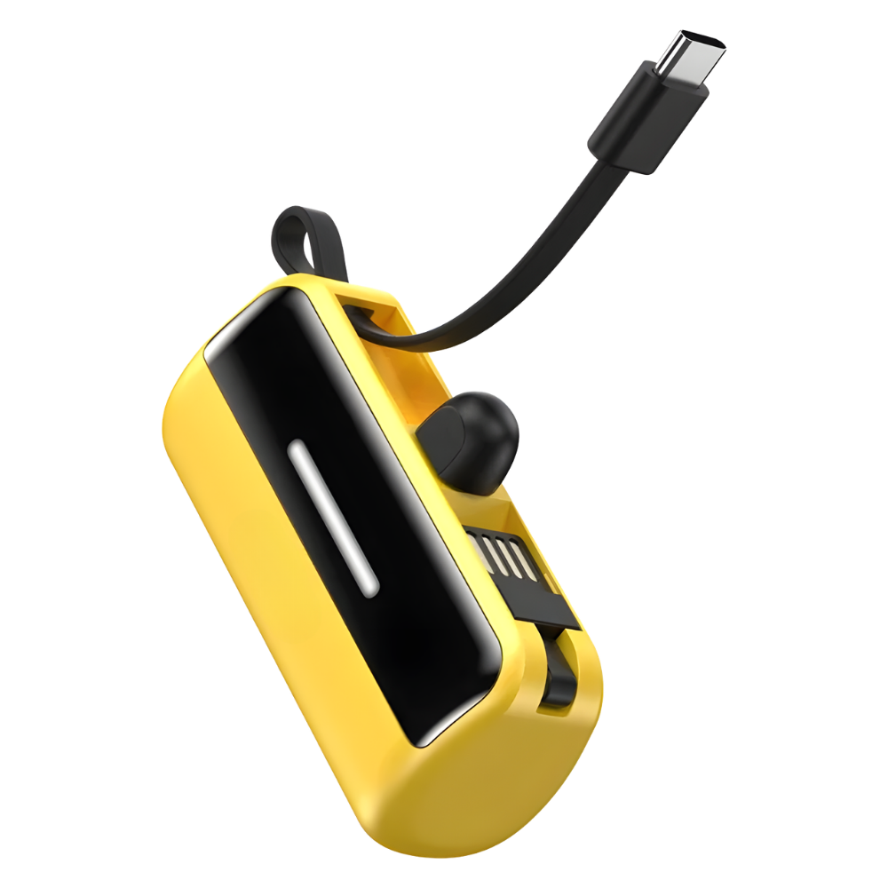 Batterie de secours externe compacte avec support intégré