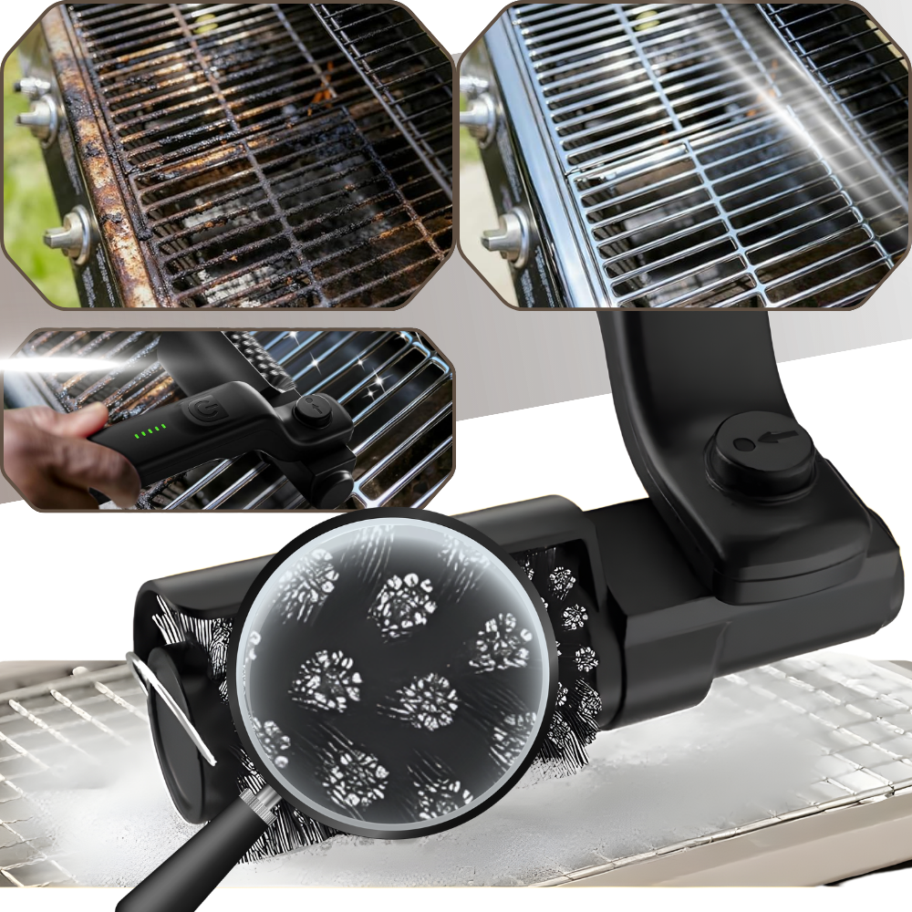 Brosse sans fil pour barbecue