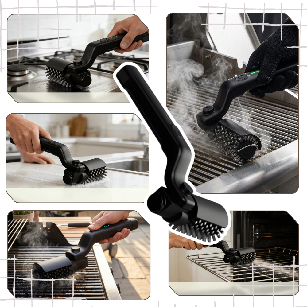 Brosse sans fil pour barbecue