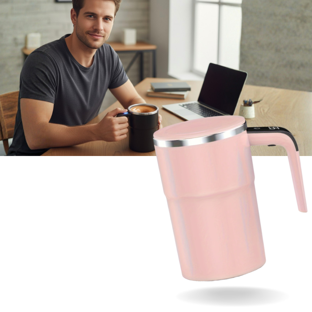 Tasse intelligente avec mélangeur automatique