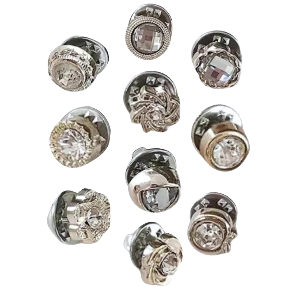 Broches à boutons élégantes sans couture