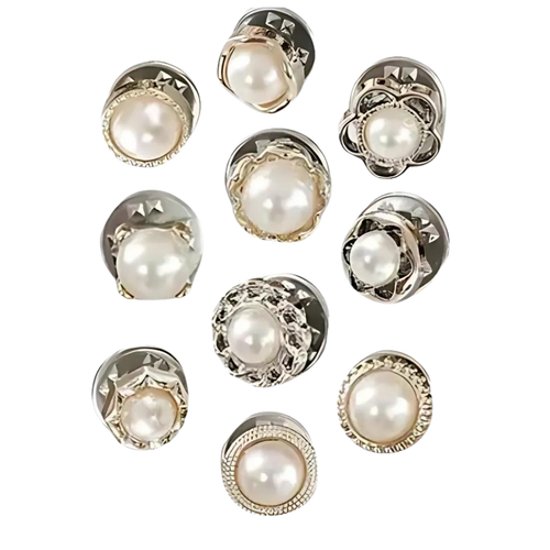 Broches à boutons élégantes sans couture