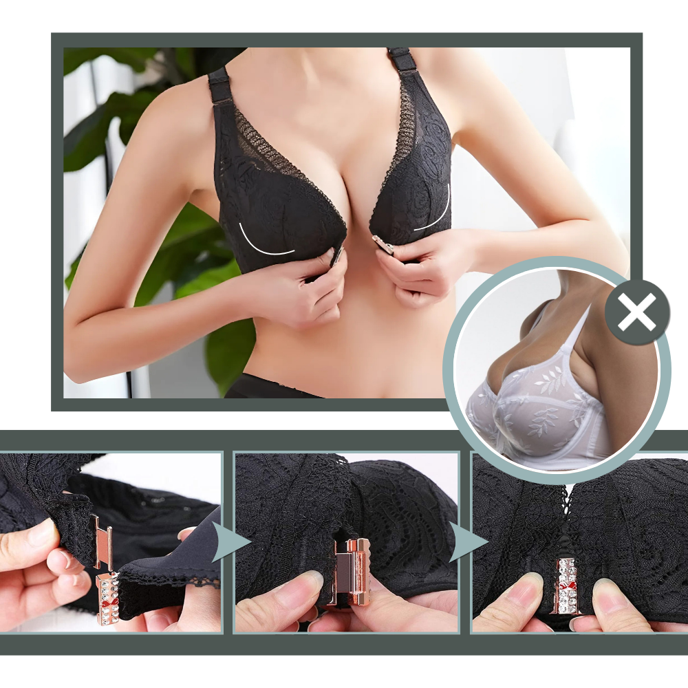 Soutien-gorge push-up élégant en dentelle
