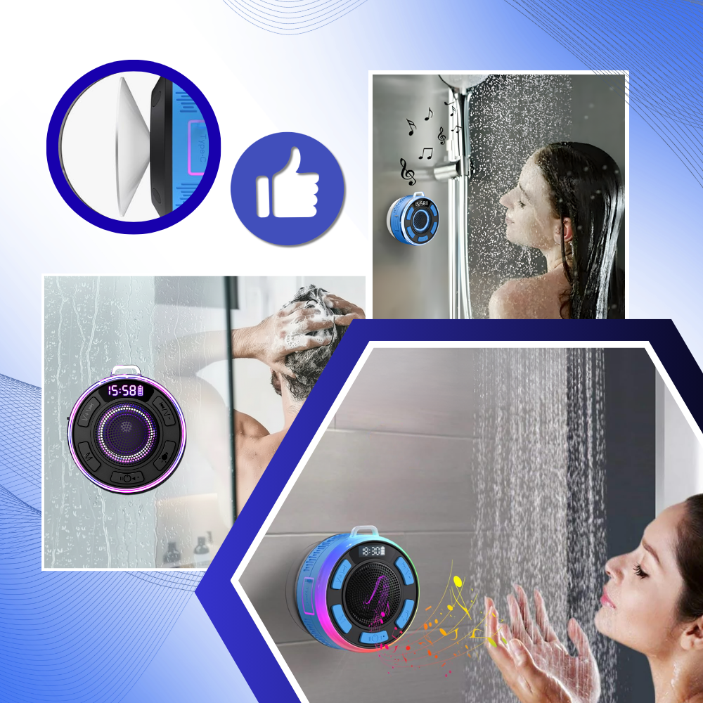 Enceinte de douche bluetooth pour salle de bain