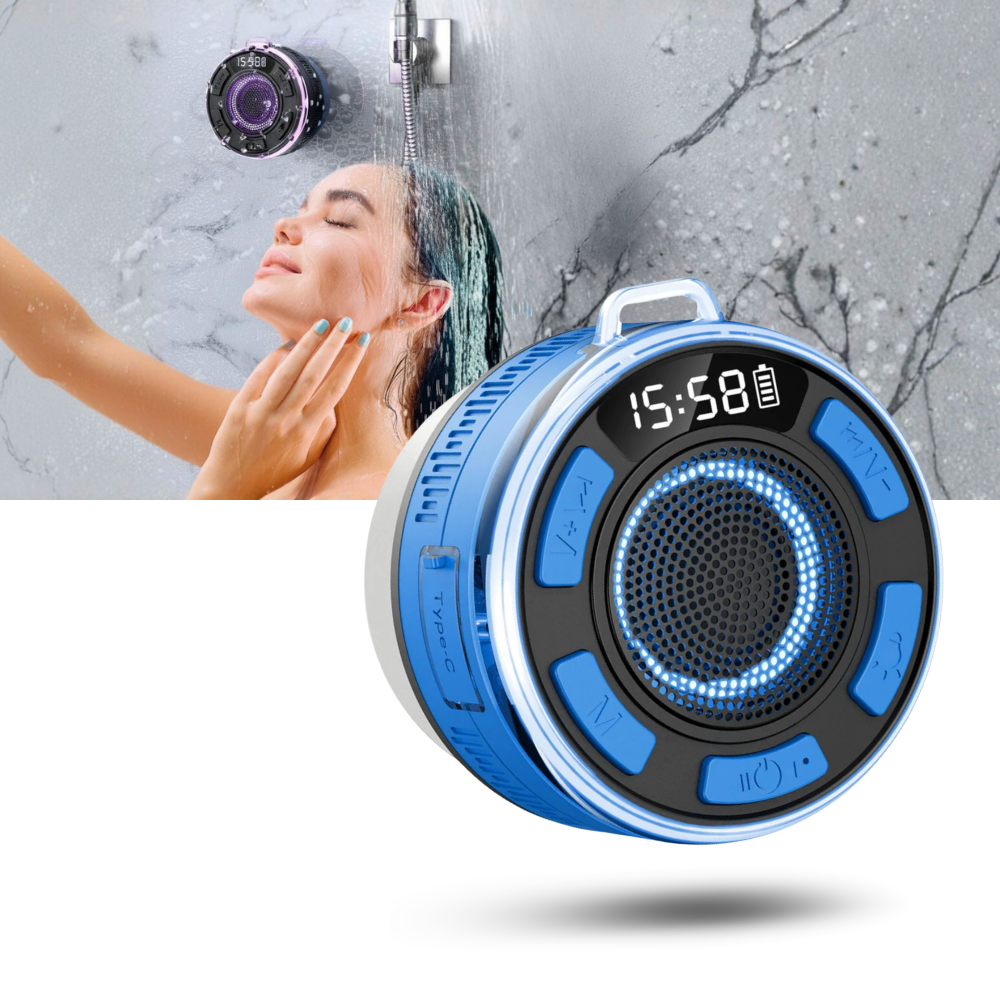 Enceinte de douche bluetooth pour salle de bain