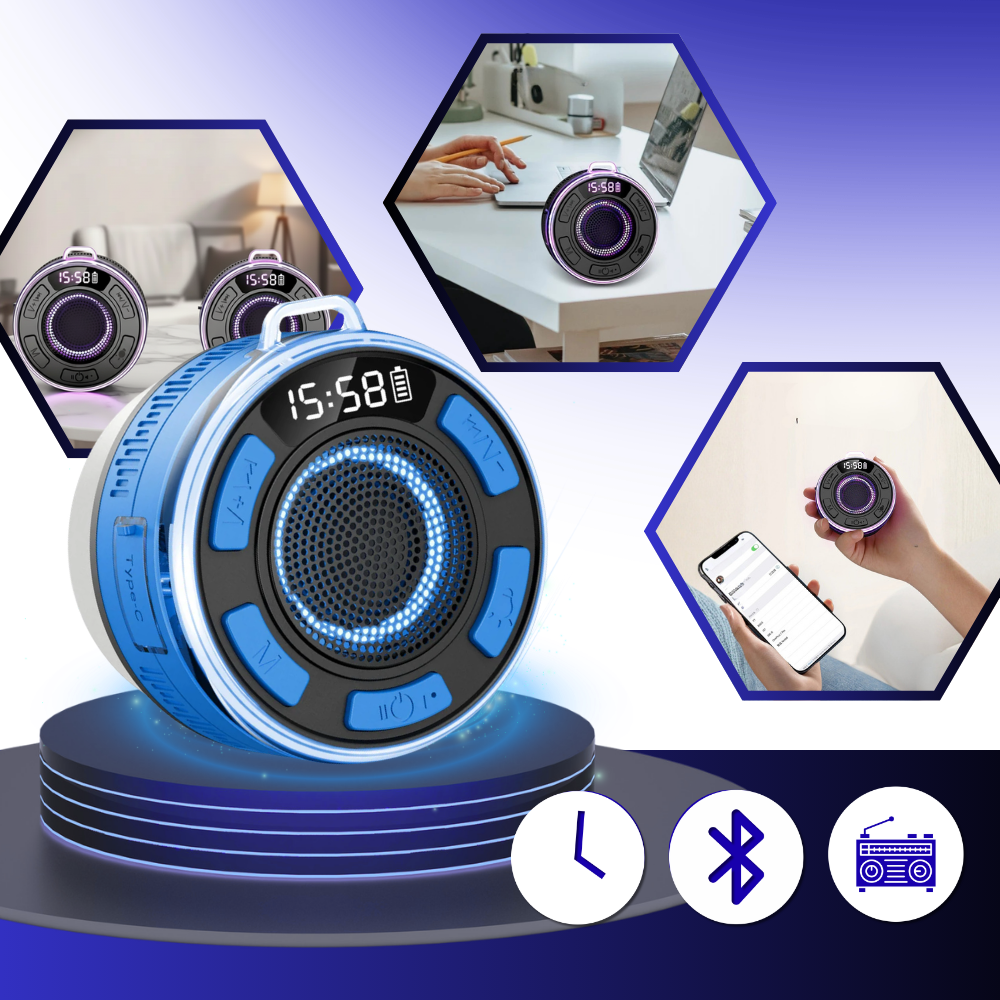 Enceinte de douche bluetooth pour salle de bain