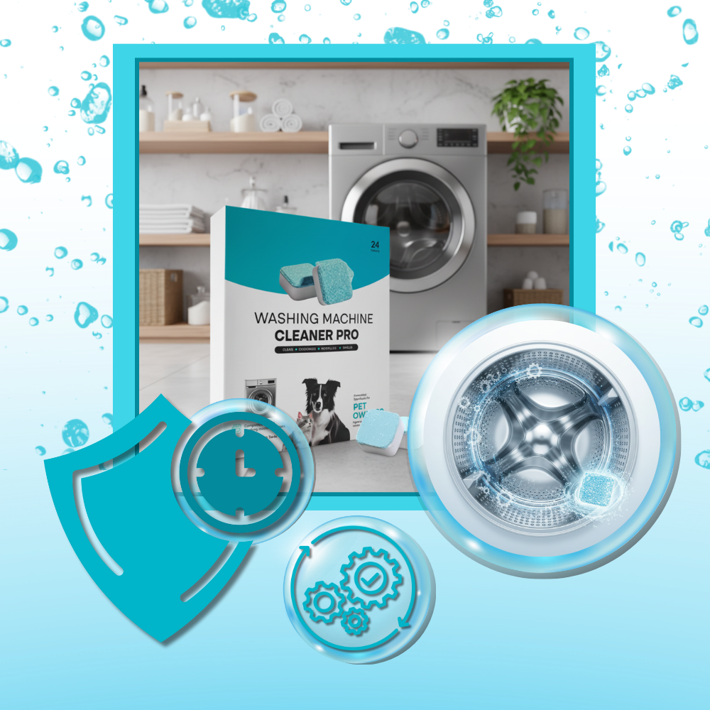Tablettes nettoyantes aux enzymes pour lave-linge