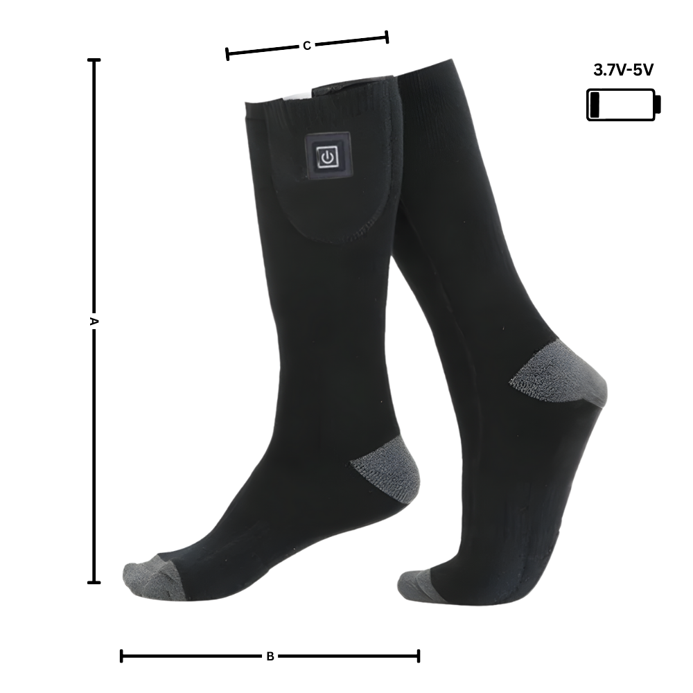 Chaussettes chauffantes électriques