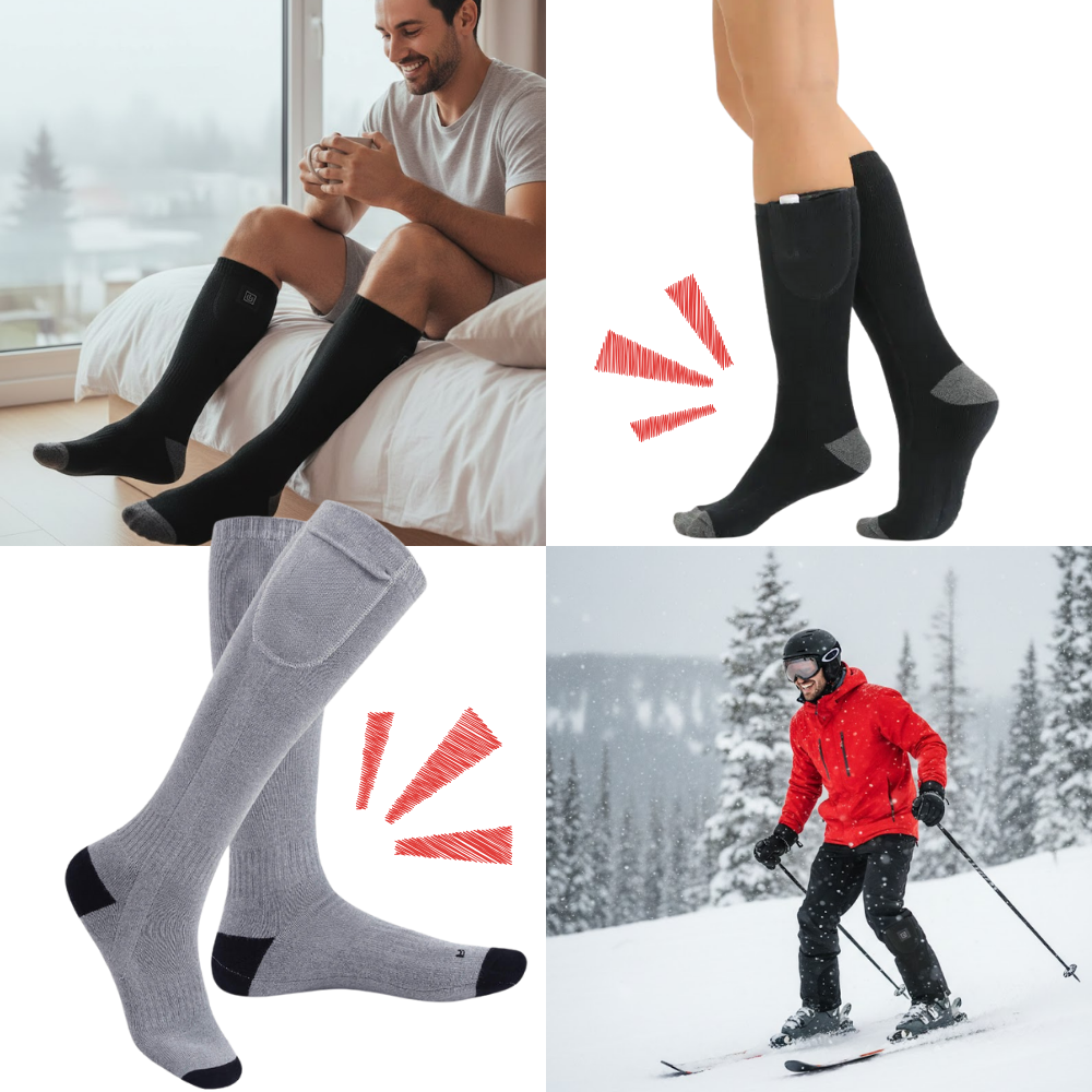 Chaussettes chauffantes électriques
