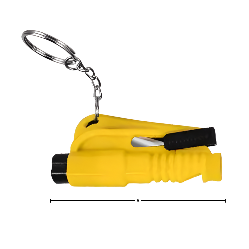 Outil essentiel 2 en 1 brise vitre et coupe ceinture