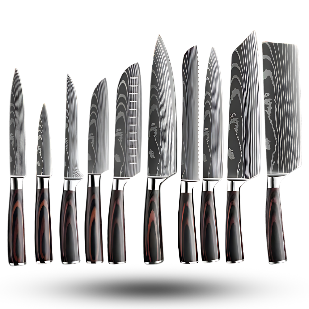 Couteau japonais en bois de Pakka
