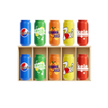 Jeu de mémoire amusant avec des canettes de soda