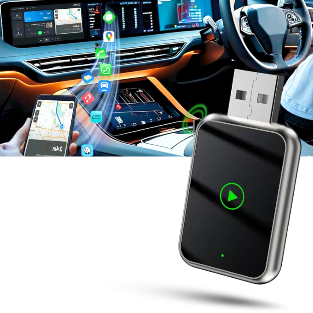 Adaptateur Carplay sans fil fonctionnel et pratique