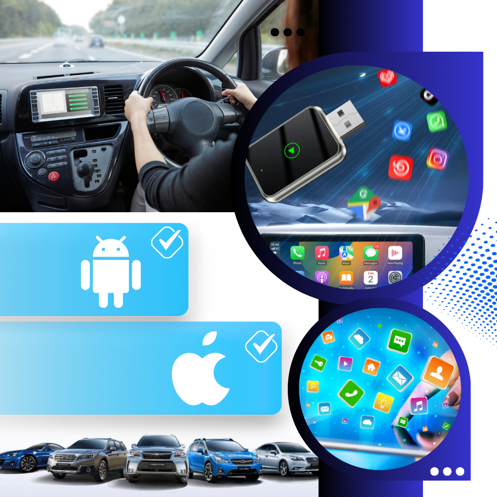 Adaptateur Carplay sans fil fonctionnel et pratique