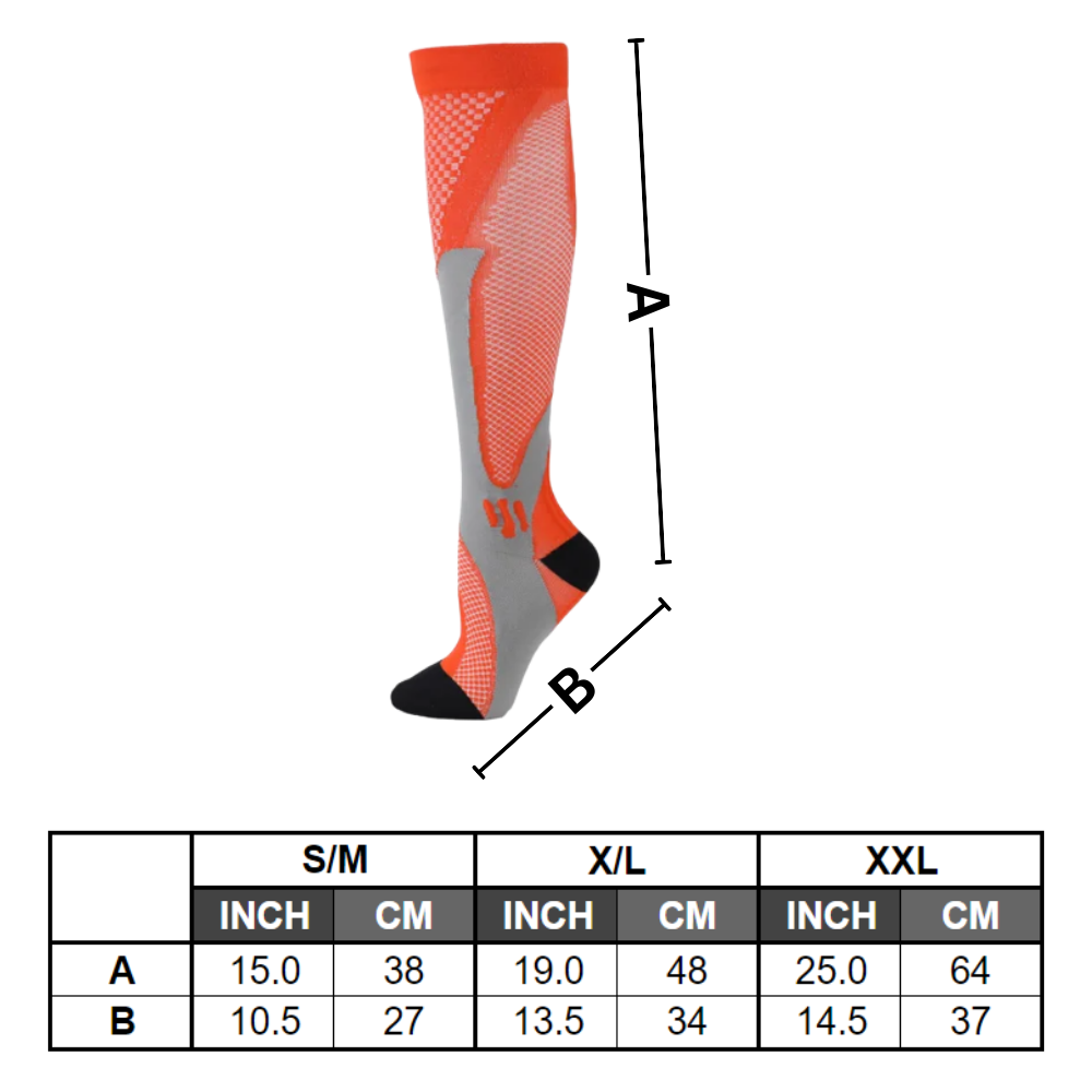 Chaussettes de compression fonctionnelles et élégantes