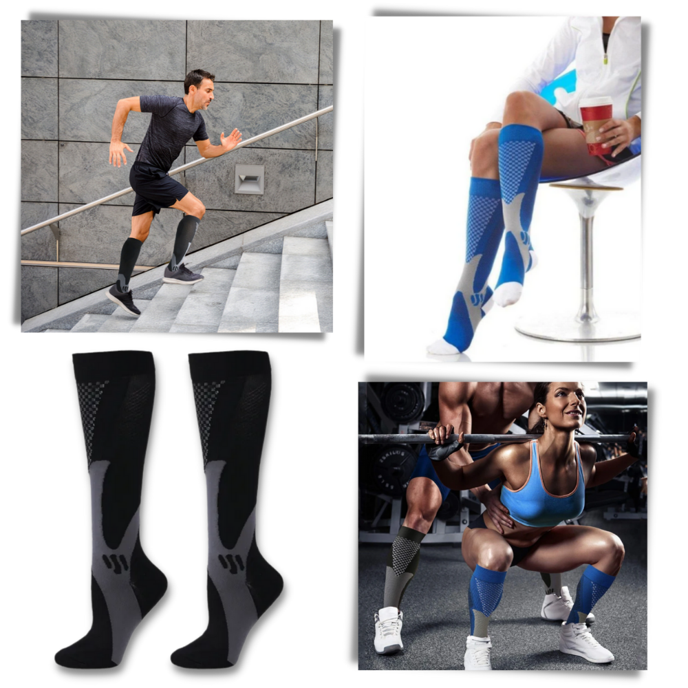 Chaussettes de compression fonctionnelles et élégantes