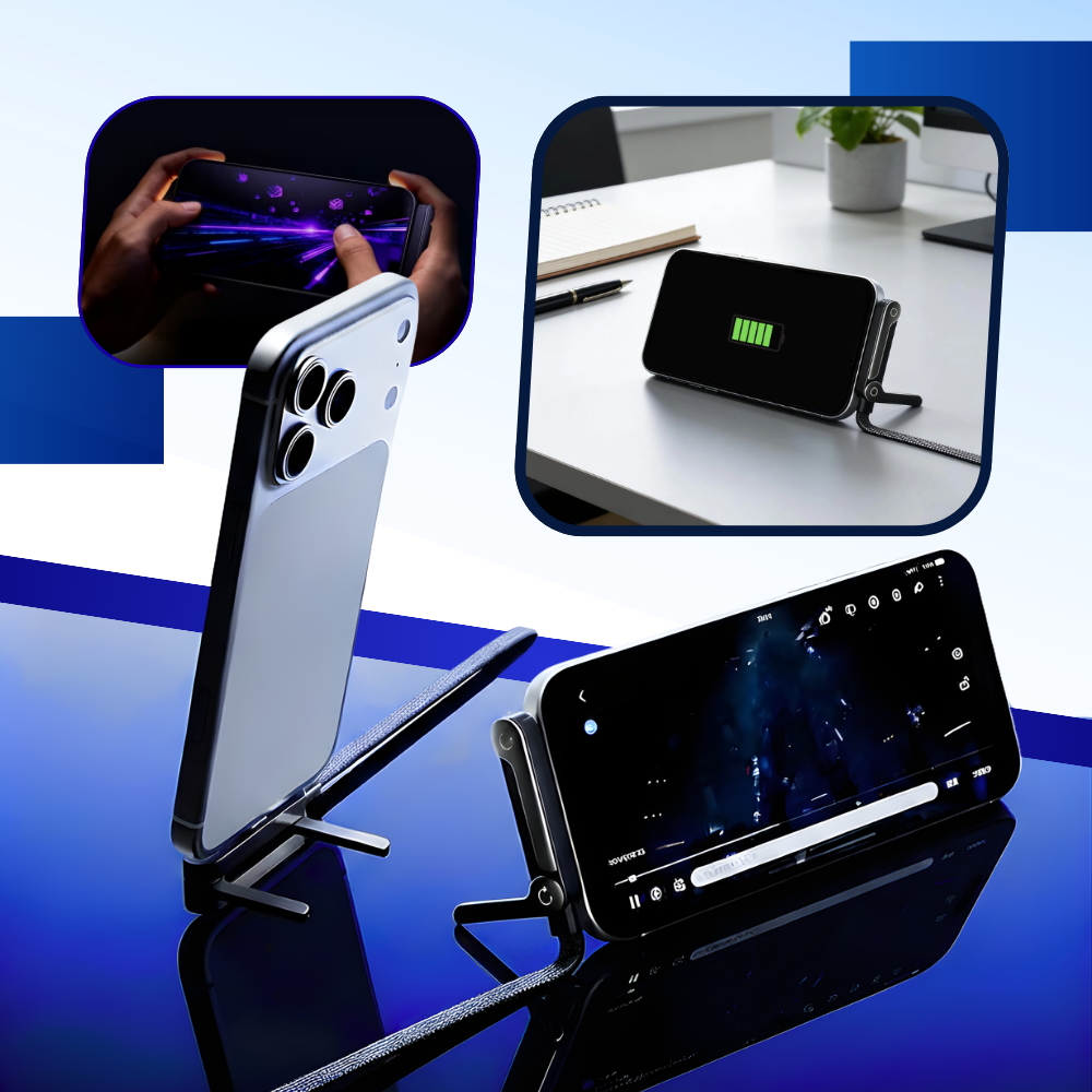Câble de charge téléphone avec support intégré